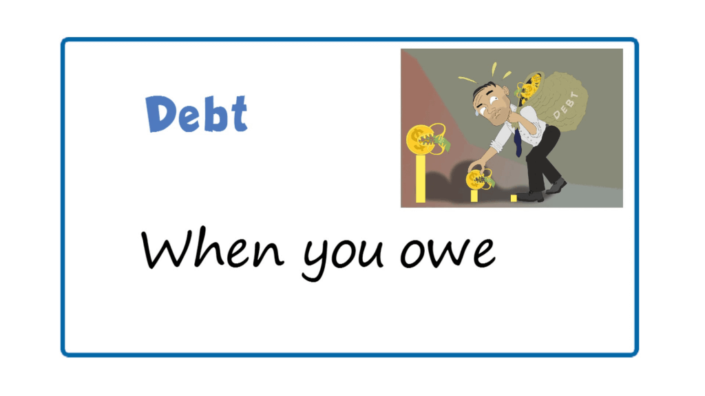debt meaning - Money and Its Forms