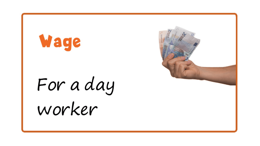wage meaning - Money and Its Forms