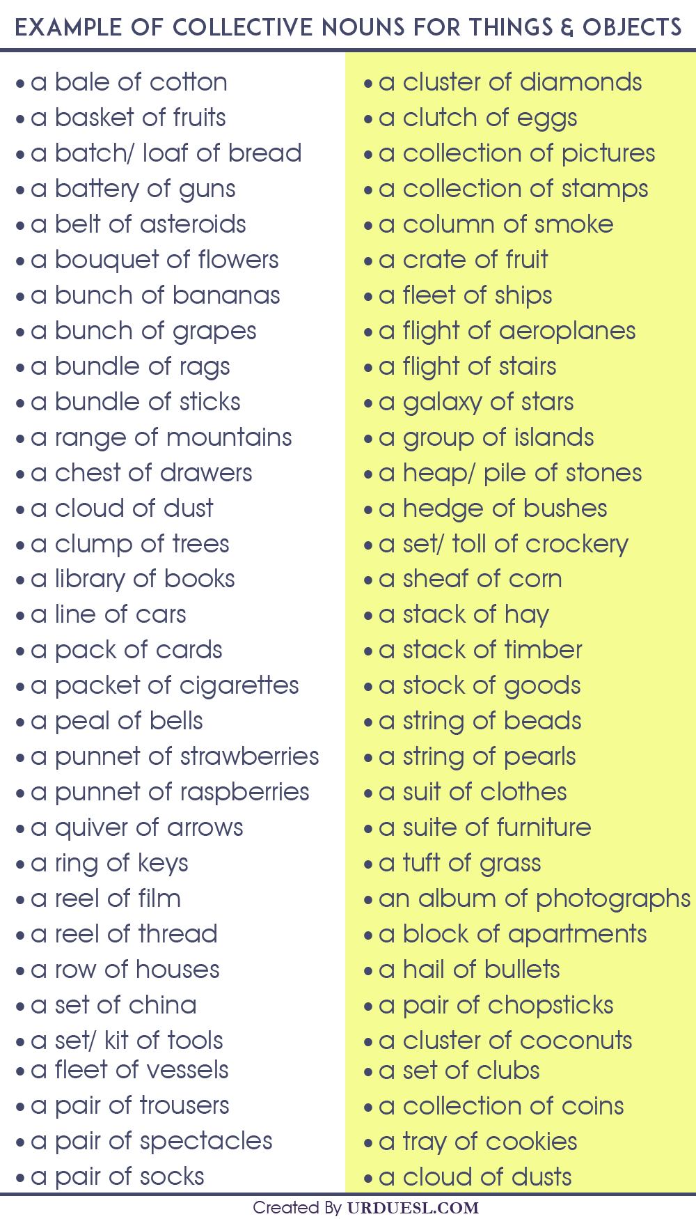 80-collective-nouns-used-for-things-and-objects