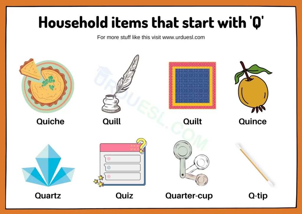 objects that start with q